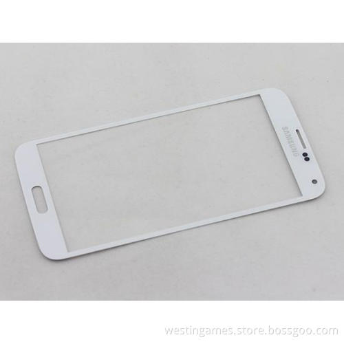Outer LCD Screen Lens Top Touch Glass Replace for Samsung Galaxy S5 I9600 - White (Original)